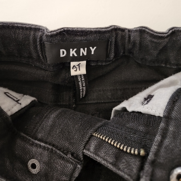 DKNY kids Black stretch denim Jeans - Picture 7 of 10